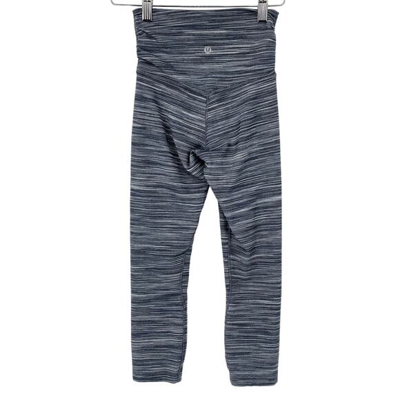 Lululemon Align High‎ Rise Crop Leggings 21" Cross Waist Size 2 - Picture 6 of 10